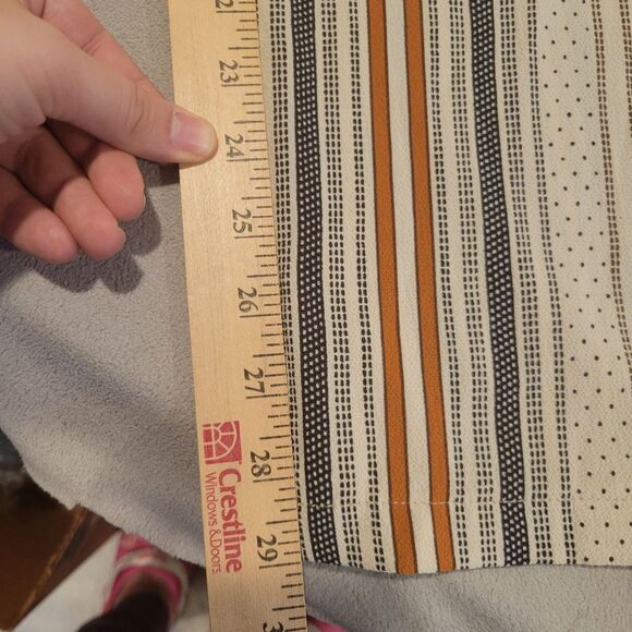 Tiziano Zorzan Modal Striped Wide Leg Pants Size Medium - Picture 7 of 9